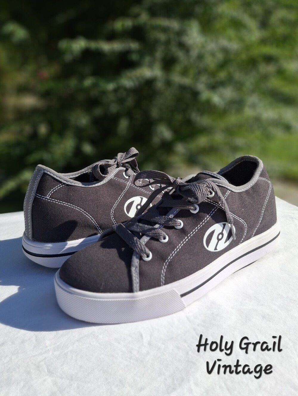 Heelys Men's Pro 20 Series Black Canvas Lace-Up Sneakers Size 8 HES10459